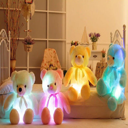 LED Inductive Stuffed Animals Plush Bear