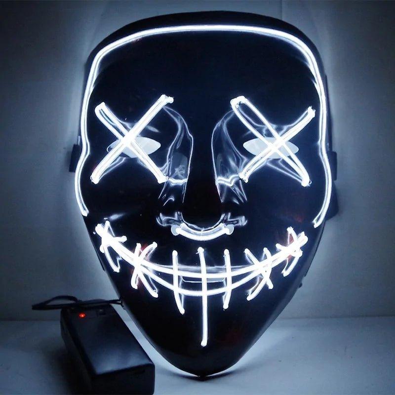 🎃 Light Up the Night with Our Electrifying Halloween LED Mask! 🌟