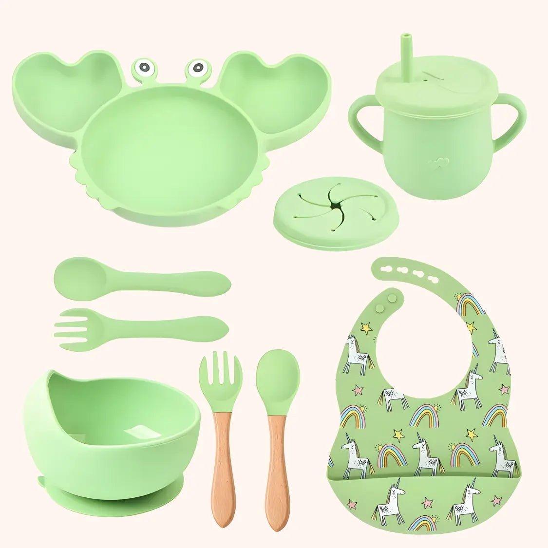 Little Crab Silicone Mealtime Set