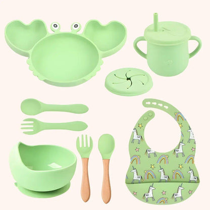 Little Crab Silicone Mealtime Set