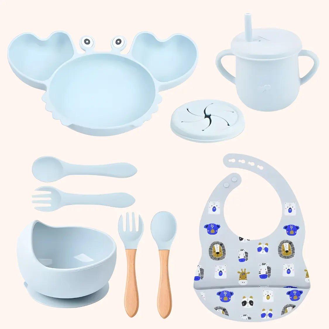 Little Crab Silicone Mealtime Set