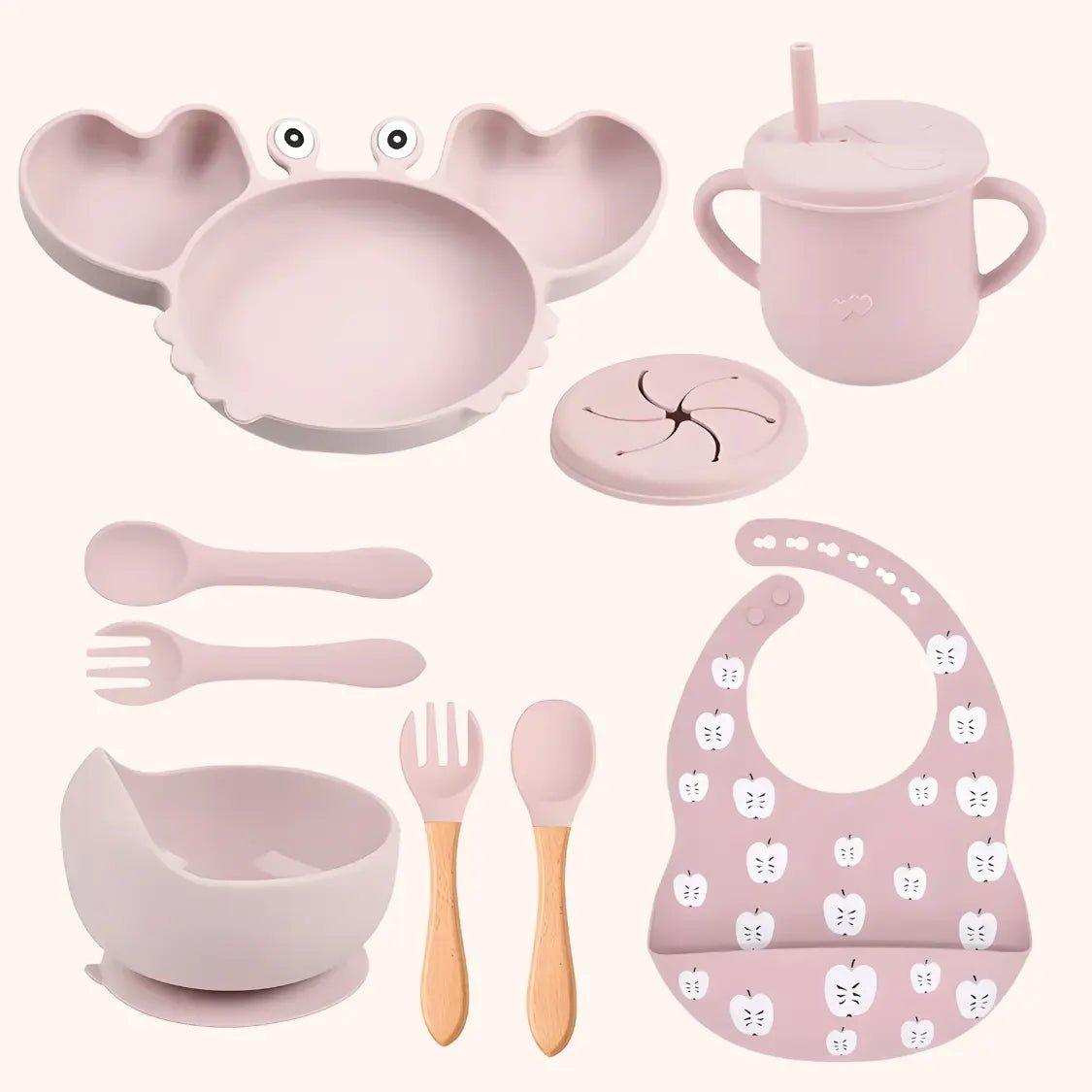 Little Crab Silicone Mealtime Set