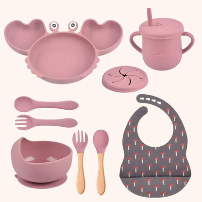 Little Crab Silicone Mealtime Set