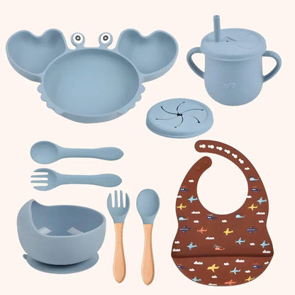 Little Crab Silicone Mealtime Set