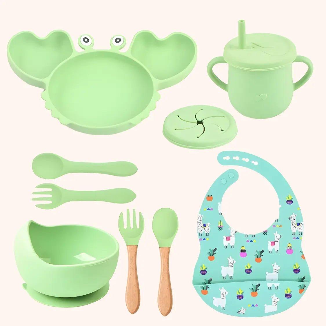 Little Crab Silicone Mealtime Set