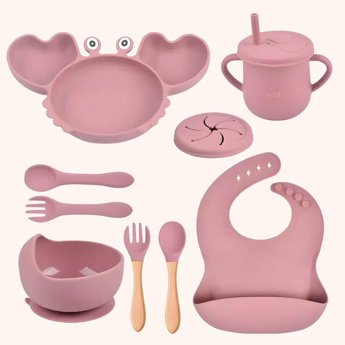 Little Crab Silicone Mealtime Set