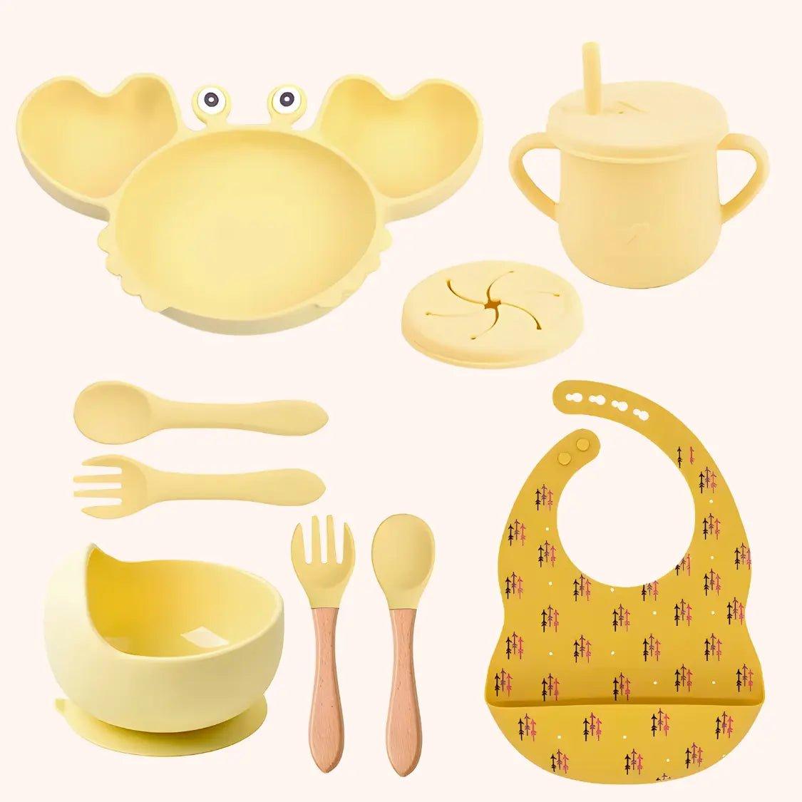 Little Crab Silicone Mealtime Set