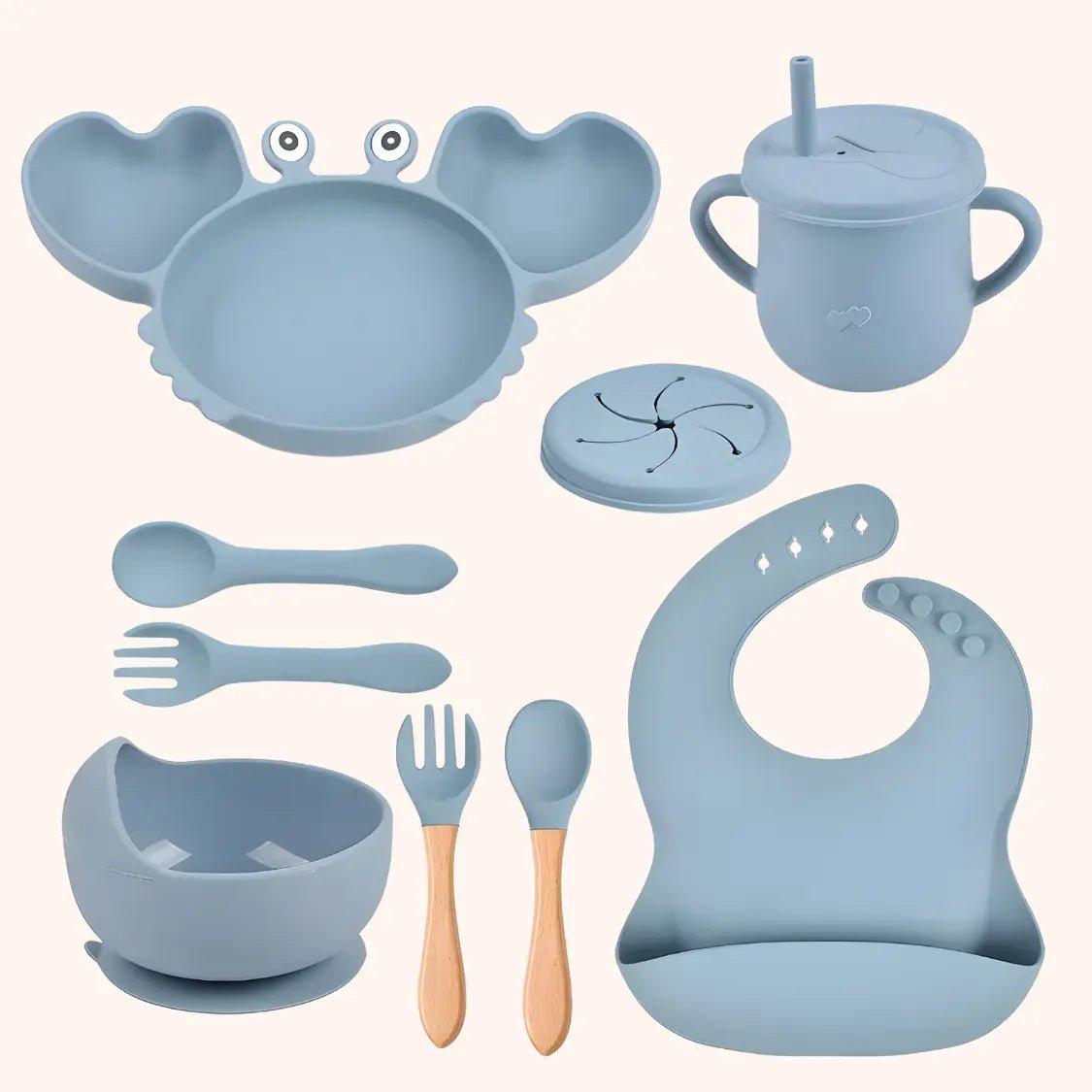 Little Crab Silicone Mealtime Set