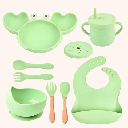 Little Crab Silicone Mealtime Set