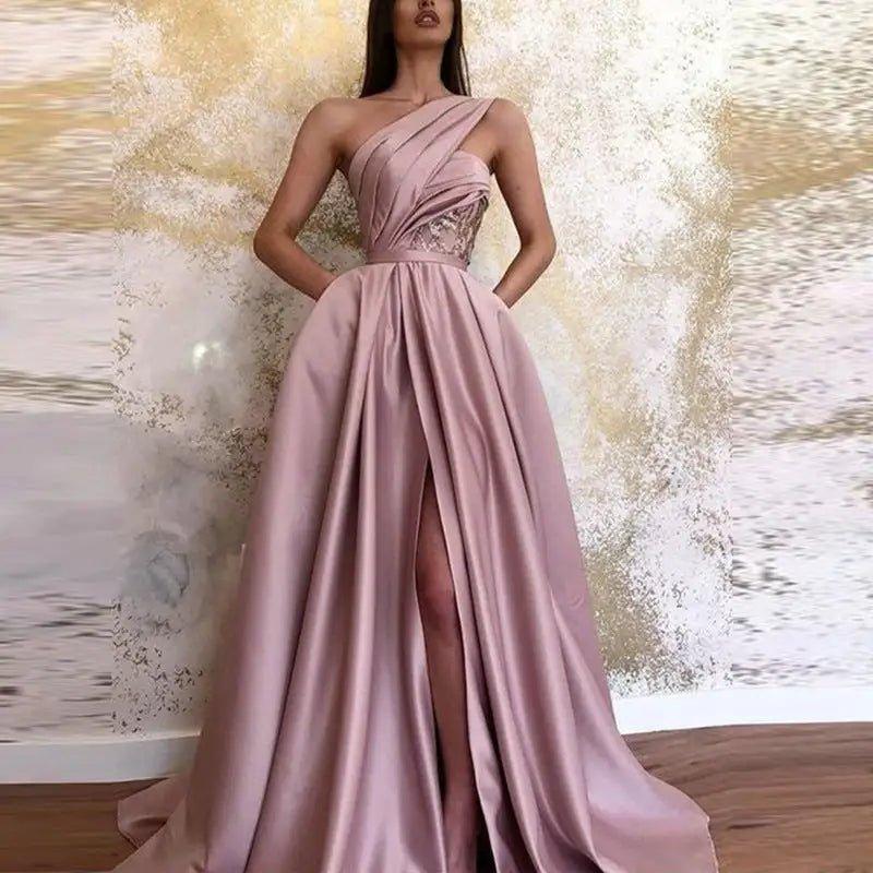 Long Skirt Evening Dress