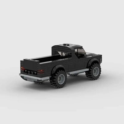 Long Ute Pickup Building Blocks Car