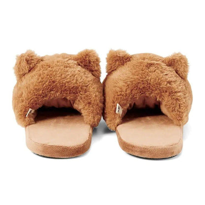 Lovely Plush Kitten Soft Slippers