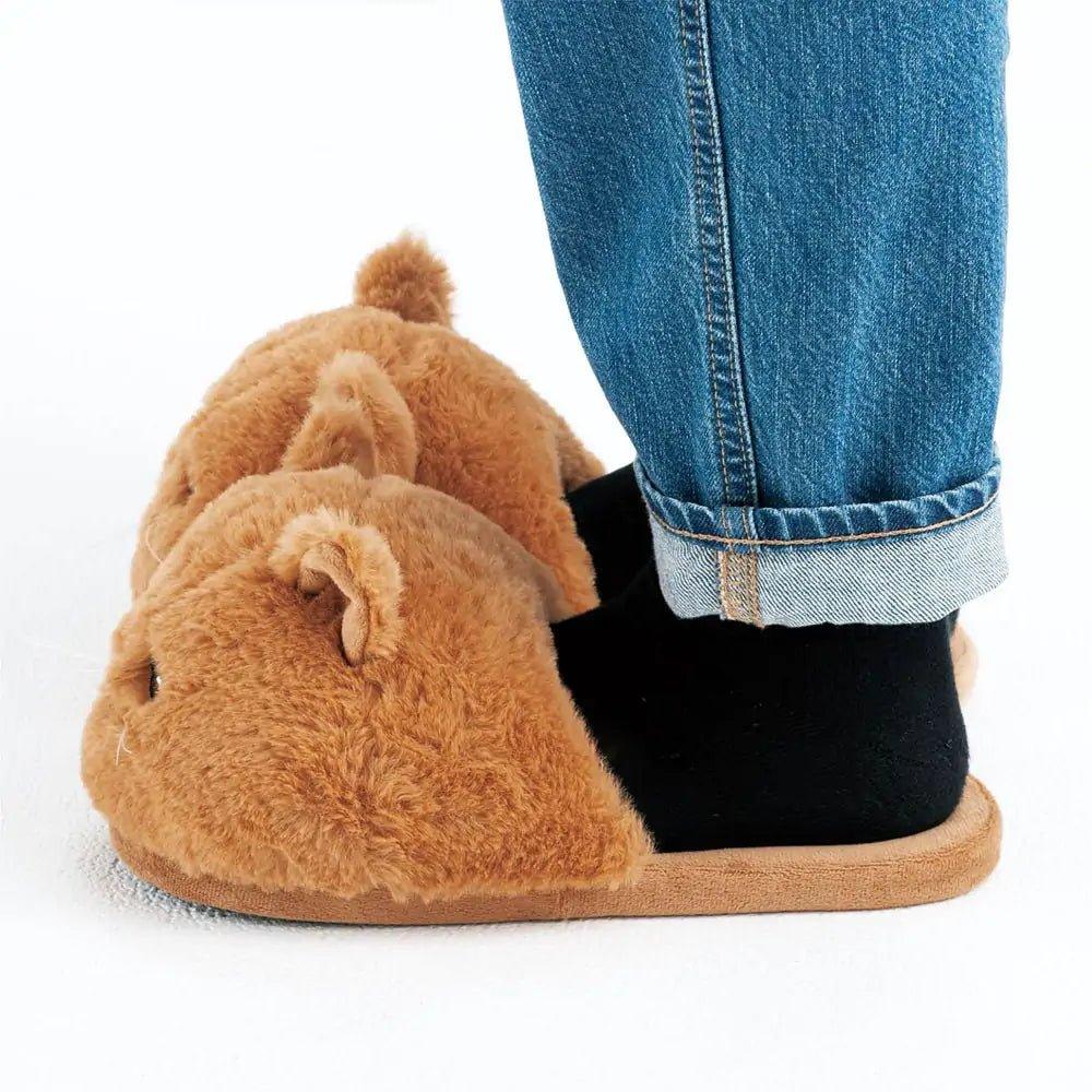 Lovely Plush Kitten Soft Slippers