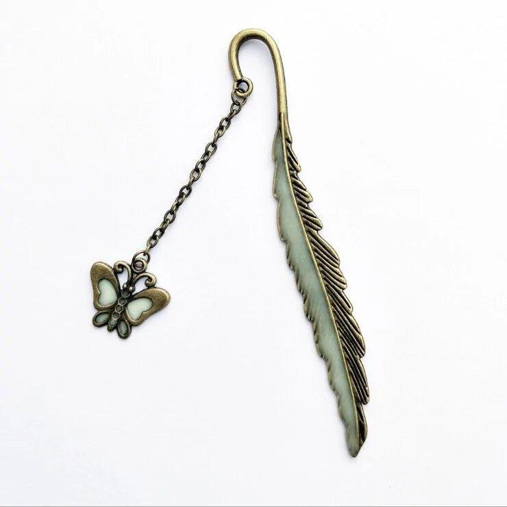 Luminous Book Wyrm Bookmark