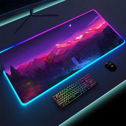 Luminous LED Lighting Mouse Pad