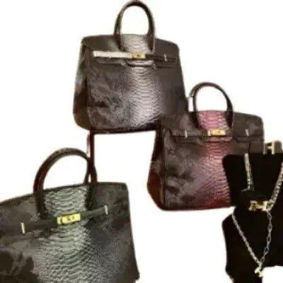 Lux Crocodile Design Bags