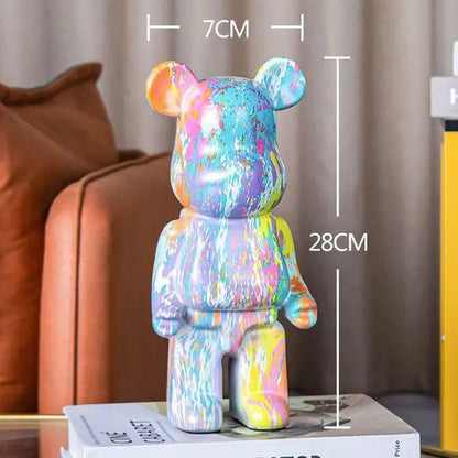 Luxurious Bearbrick Statue Desk Accessories