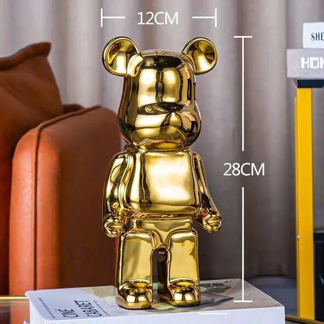 Luxurious Bearbrick Statue Desk Accessories