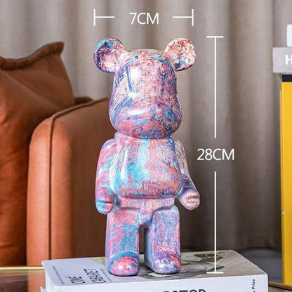 Luxurious Bearbrick Statue Desk Accessories