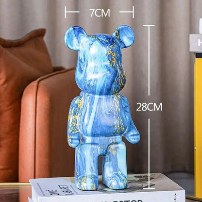 Luxurious Bearbrick Statue Desk Accessories