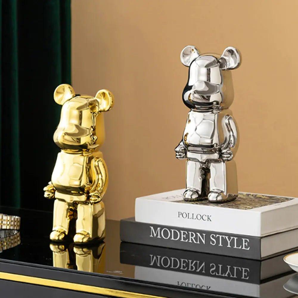 Luxurious Bearbrick Statue Desk Accessories