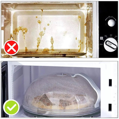 Microwave Food Cover – Mess-Free, BPA-Free Microwave Splatter Cover for Safe and Clean Reheating