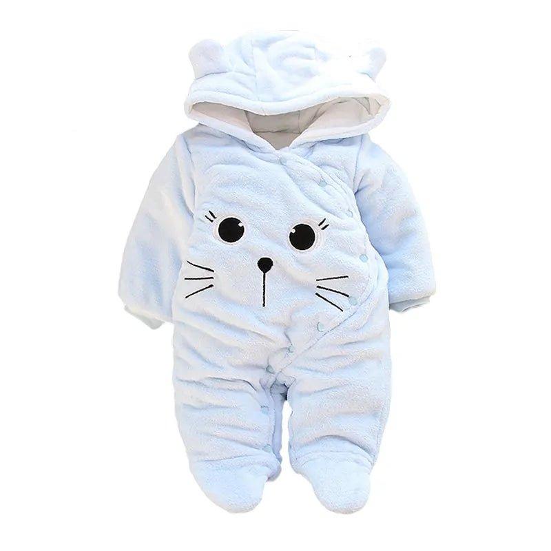 LZH Baby Winter Overall Long Sleeve Infant Clothing