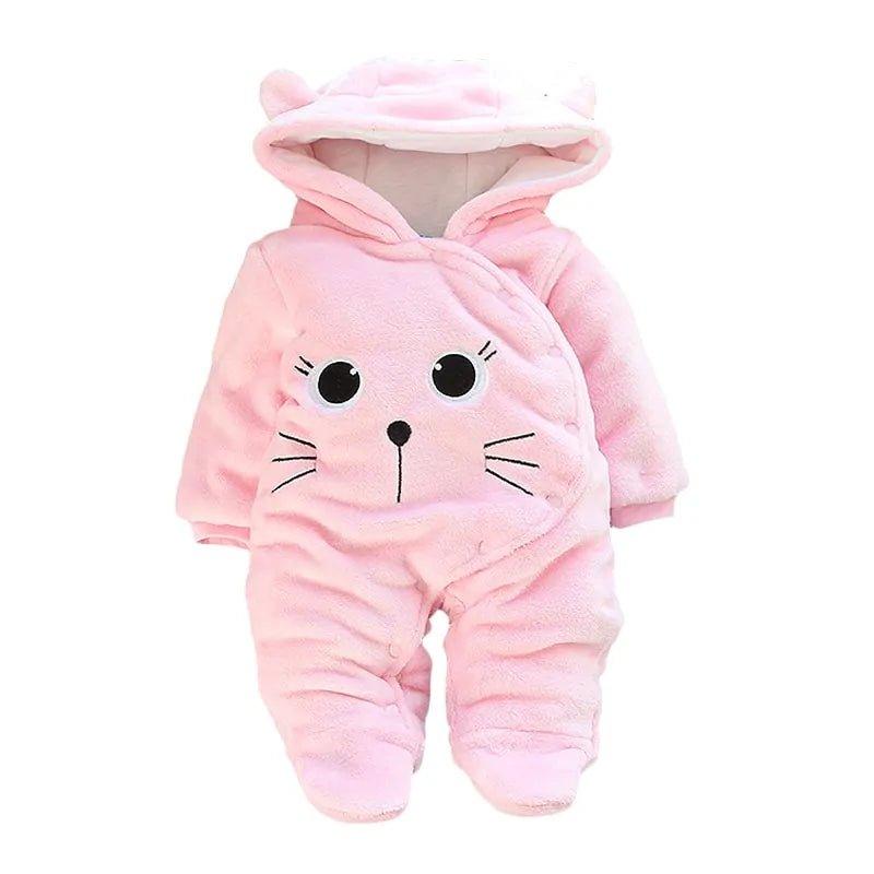 LZH Baby Winter Overall Long Sleeve Infant Clothing