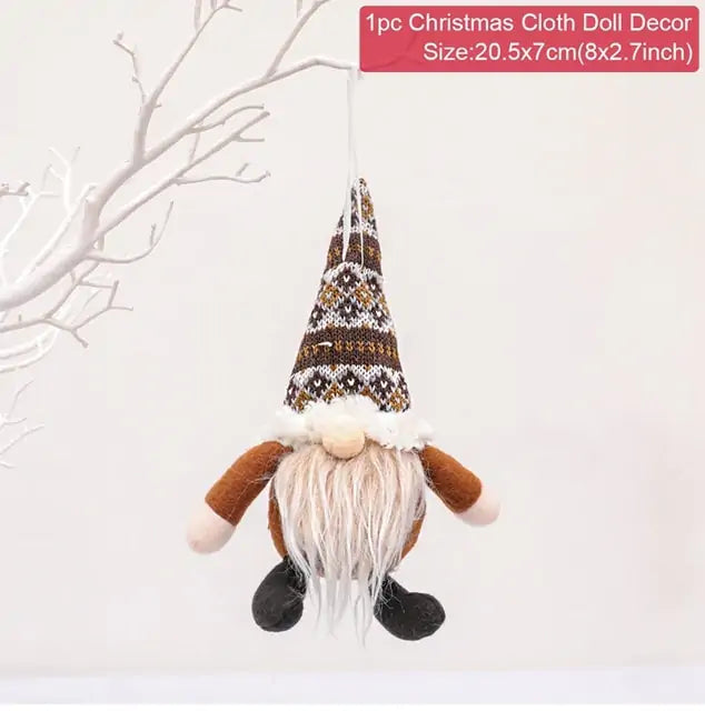 Gnome Christmas Faceless Doll – Whimsical Holiday Decoration for Festive Cheer | Perfect Holiday Gift