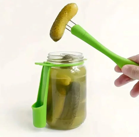 Stainless Steel Olive Grabber – Mess-Free Tool for Easy Olive & Pickle Retrieval - Home Kartz