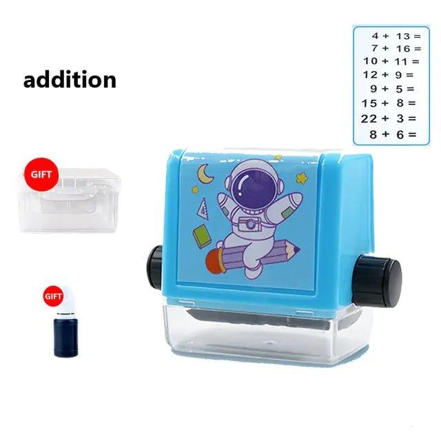 Mathematics Practice Number Rolling Stamp