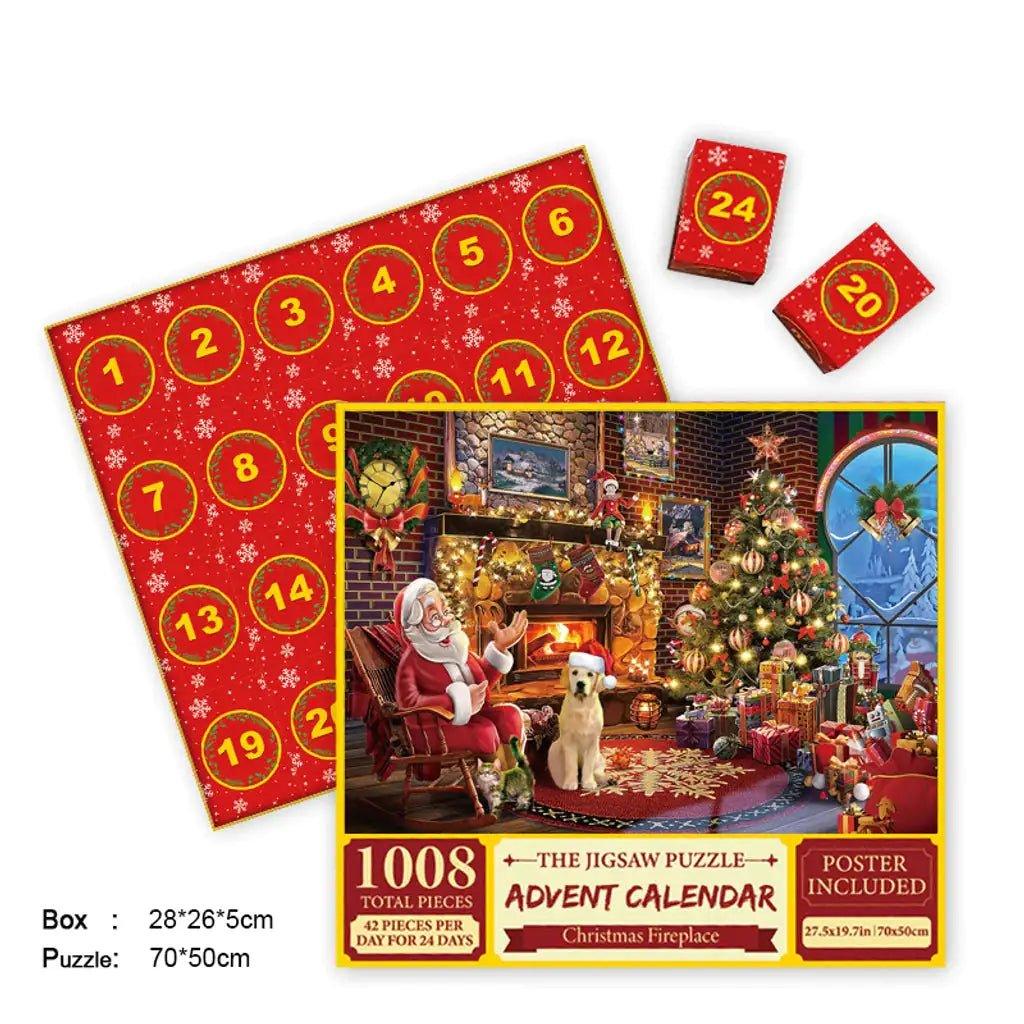 Merry Jigsaw Advent Calendar Puzzle