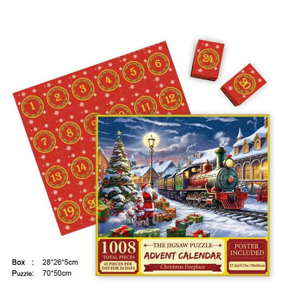 Merry Jigsaw Advent Calendar Puzzle