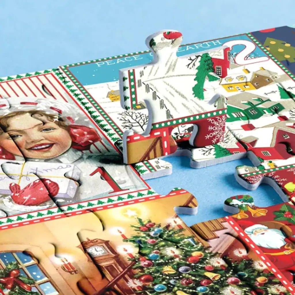 Merry Jigsaw Advent Calendar Puzzle