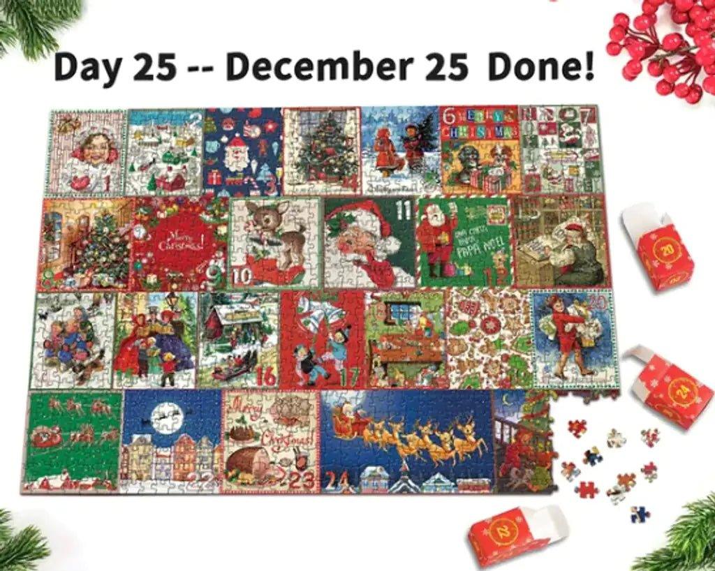 Merry Jigsaw Advent Calendar Puzzle