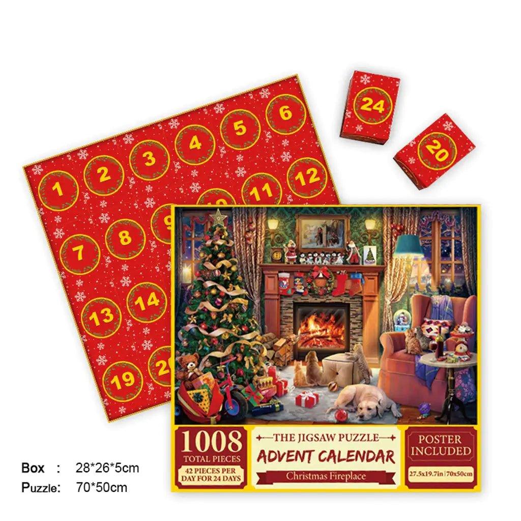 Merry Jigsaw Advent Calendar Puzzle