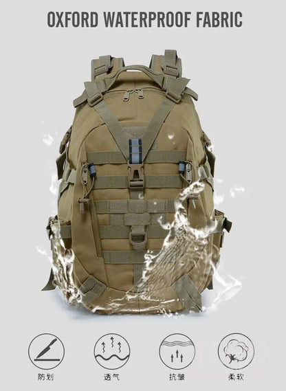 Military Backpack - Waterproof Hiking Survival Reflective Bag