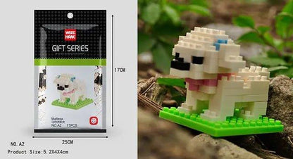 Mini 3D Animal Building Blocks