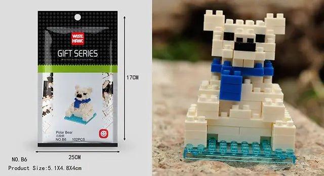 Mini 3D Animal Building Blocks