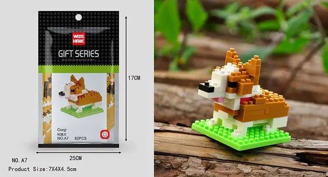 Mini 3D Animal Building Blocks