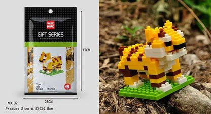 Mini 3D Animal Building Blocks