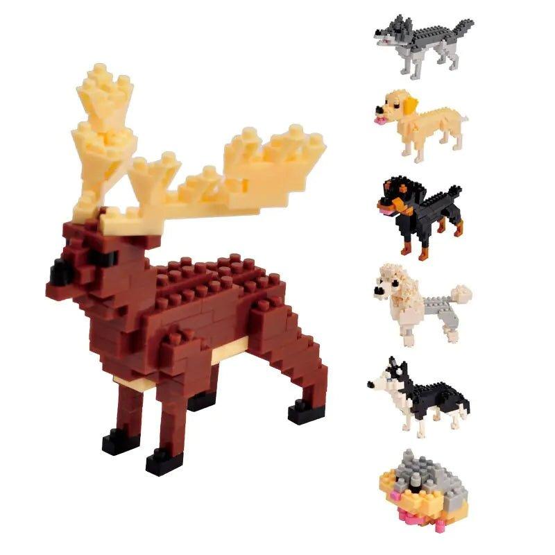 Mini 3D Animal Building Blocks