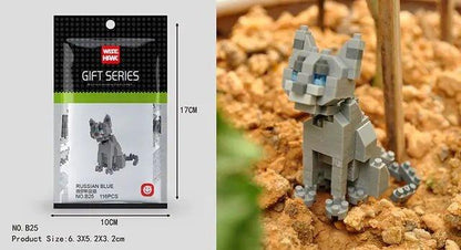 Mini 3D Animal Building Blocks