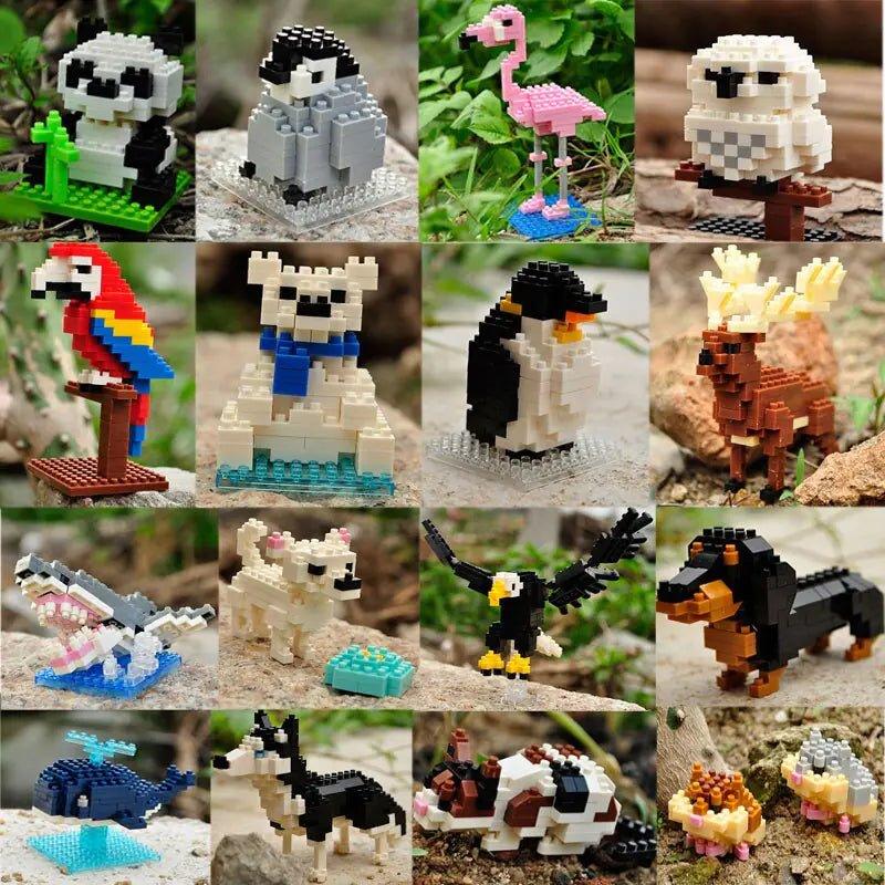 Mini 3D Animal Building Blocks