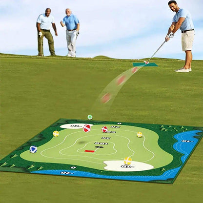 Mini Golf Game Set With High Quality Golf Training Pad