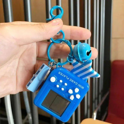 Mini Tetris Game Car Keychain