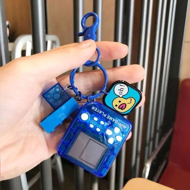 Mini Tetris Game Car Keychain