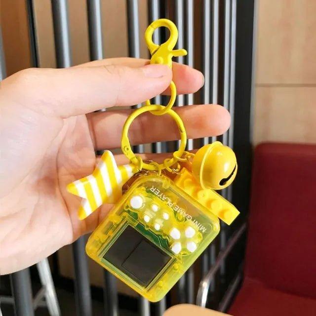 Mini Tetris Game Car Keychain