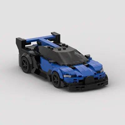 MOC Bugatti Veyron Racing Speed Champion Racer Building Blocks