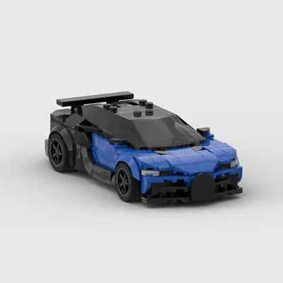 MOC Bugatti Veyron Racing Speed Champion Racer Building Blocks